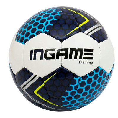 Футбольный мяч Ingame Training IFB-129 бело-синий 1